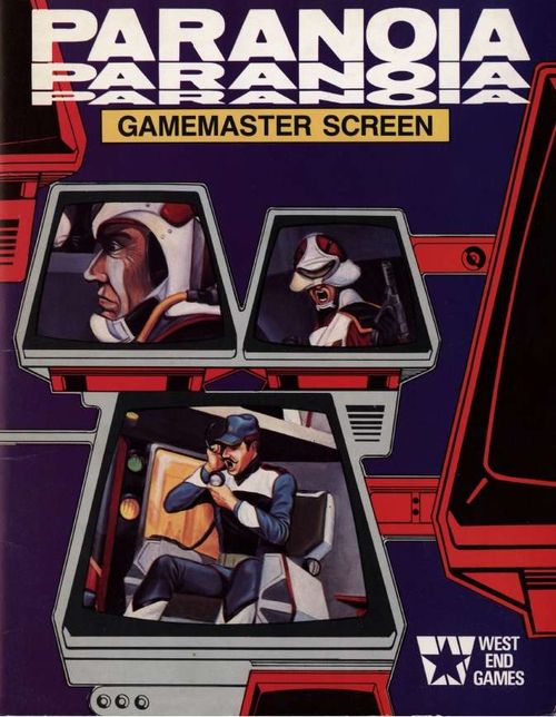 Paranoia Gamemasters Screen