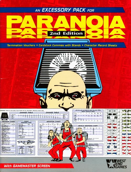 Paranoia Excessory Pack