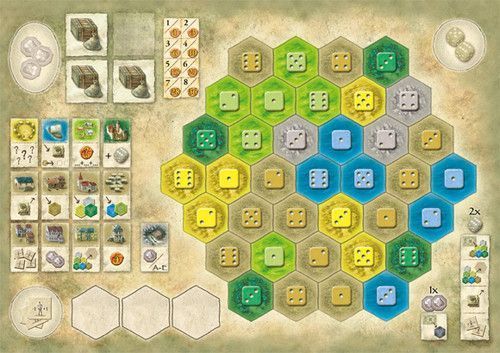 Обложка игры The Castles of Burgundy: Player Board – German board game championship 2013