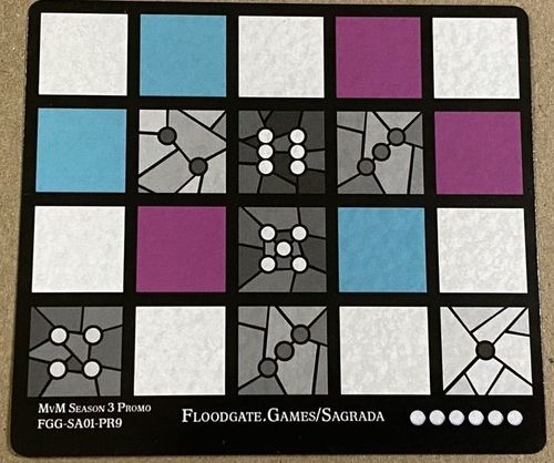 Обложка игры Sagrada: Promo 9 – Man Vs Meeple Window Pattern Season 3 Card