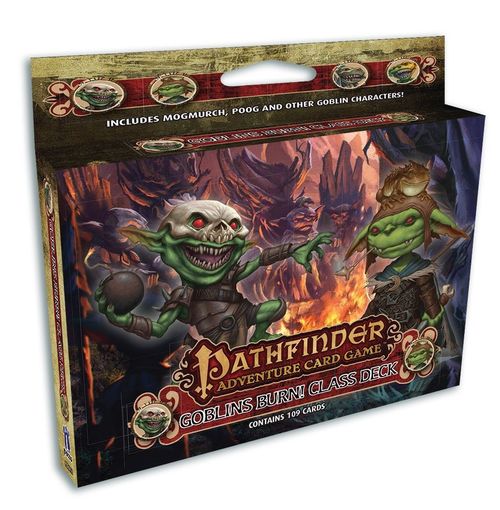 Обложка игры Pathfinder Adventure: Goblins Burn! Class Deck