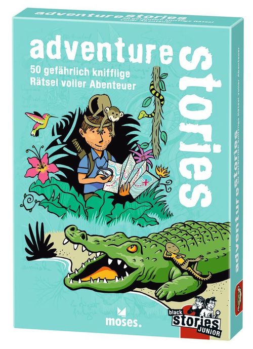 Обложка игры Black Stories Junior: Adventure Stories