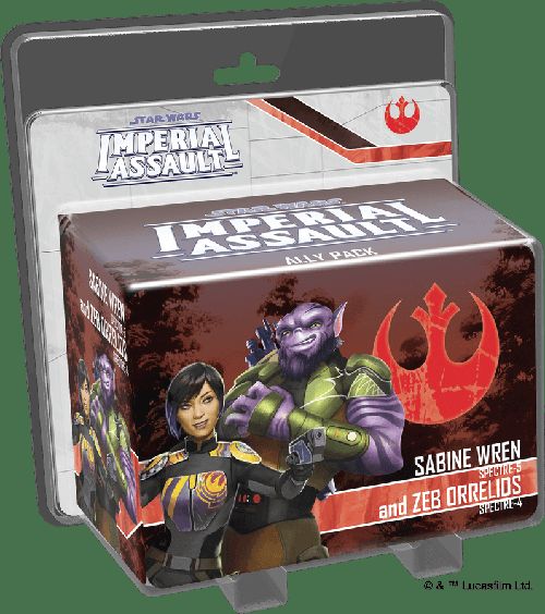 Обложка игры Star Wars: Imperial Assault – Sabine Wren and Zeb Orrelios Ally Pack