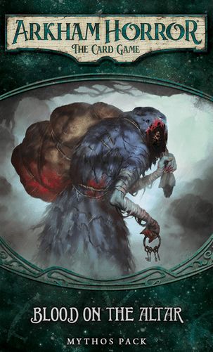 Обложка игры Ужас Аркхэма. Карточная игра: Наследие Данвича. Кровь на алтаре