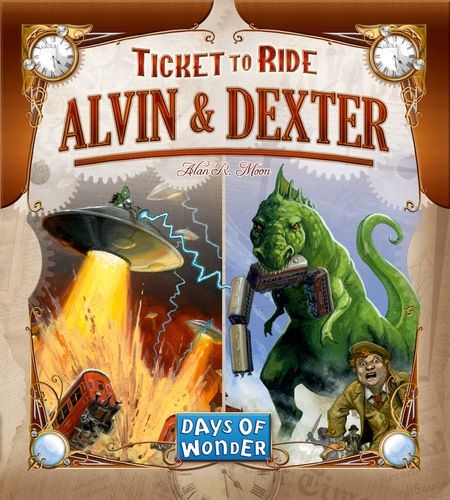 Ticket to Ride Monster Expansion: Alvin & Dexter