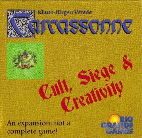 Обложка игры Carcassonne: Cult, Siege & Creativity