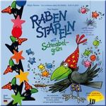 Raben Stapeln mit Schnabelgrün