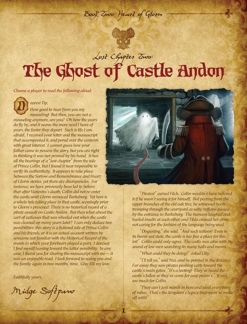 Обложка игры Mice and Mystics Lost Chapter: The Ghost of Castle Andon