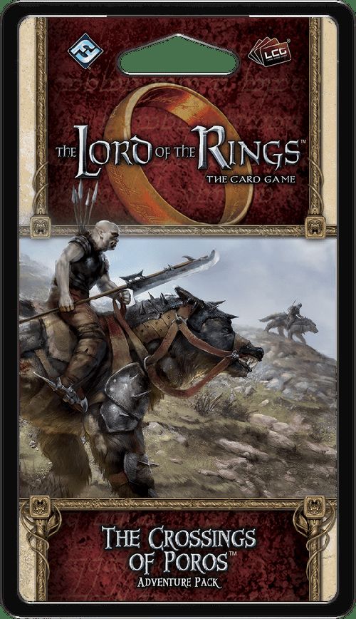 Обложка игры The Lord of the Rings: The Card Game – The Crossings of Poros