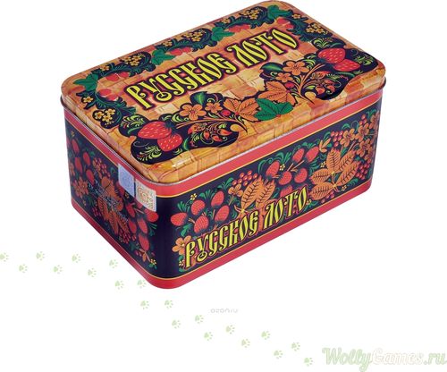 Русское лото в жестяной коробке