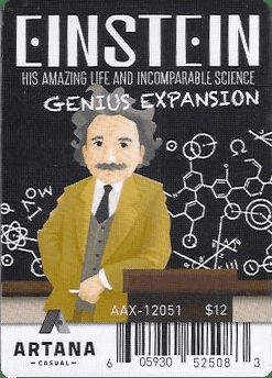 Обложка игры Einstein: His Amazing Life and Incomparable Science – The Genius Expansion