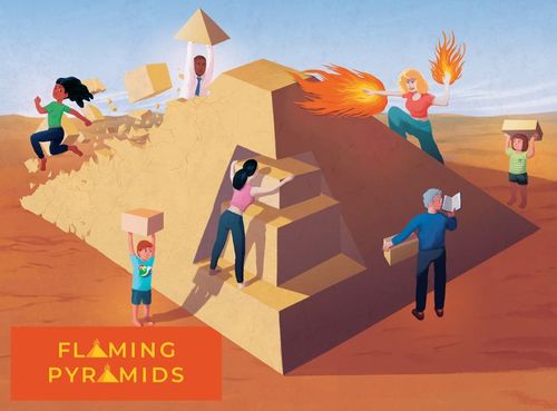 Flaming Pyramids