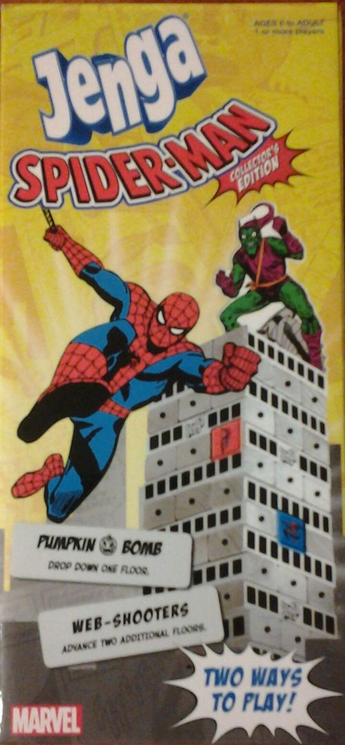 Jenga. Spider-man