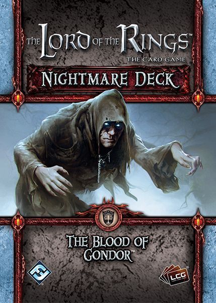 Обложка игры The Lord of the Rings: The Card Game – Nightmare Deck: The Blood of Gondor