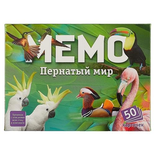 Обложка игры Мемо Пернатый мир