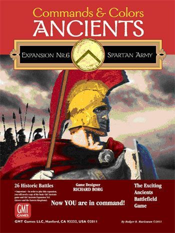 Обложка игры Commands & Colors: Ancients Expansion Pack #6: The Spartan Army