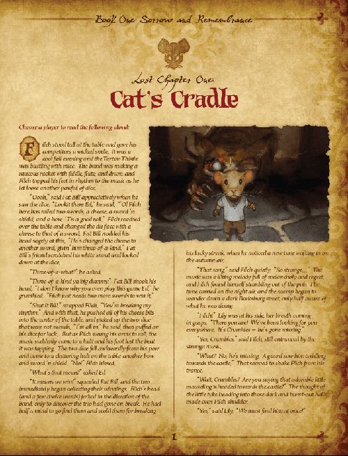 Обложка игры Mice and Mystics Lost Chapter Cat's Cradle