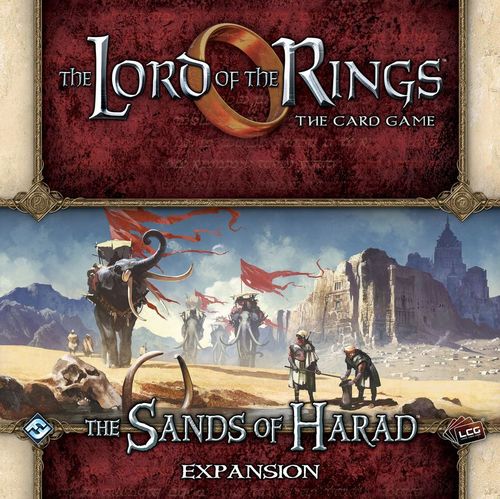 Обложка игры The Lord of the Rings: The Card Game — The Sands of Harad Expansion