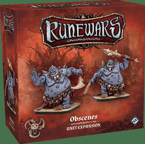 Обложка игры Runewars Miniatures Game: Obscenes Unit Expansion