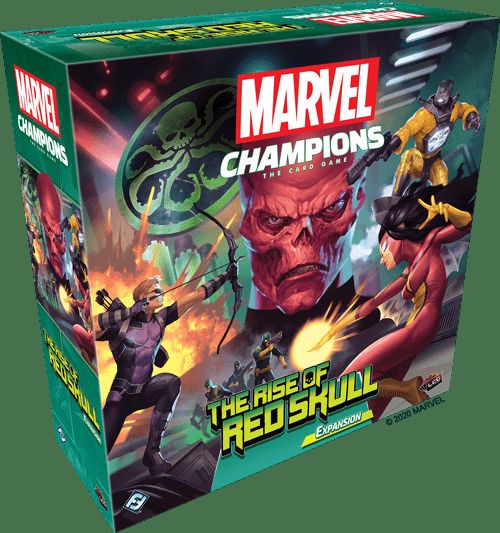 Обложка игры Marvel Champions: The Card Game – The Rise of Red Skull Expansion
