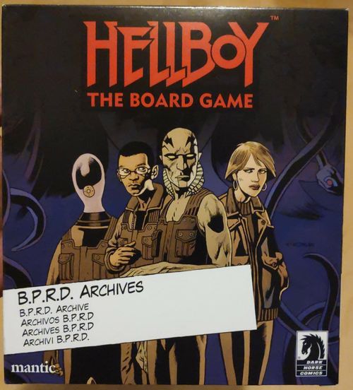 Обложка игры Hellboy: The Board Game – BPRD Archives Expansion