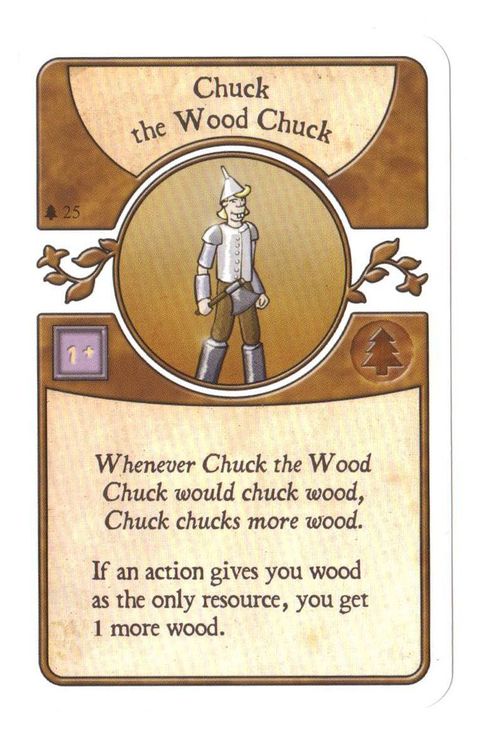 Обложка игры Agricola: The Legen*dairy Forest Deck - Chuck the Wood Chuck