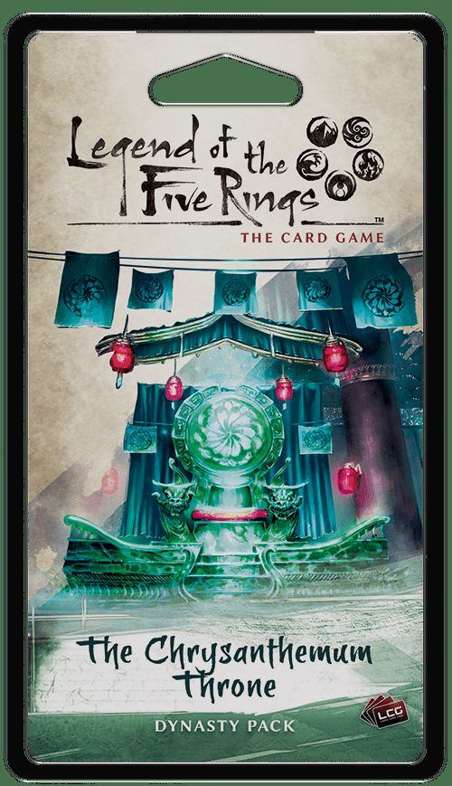 Обложка игры Legend of the Five Rings: The Card Game – The Chrysanthemum Throne