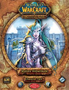 Обложка игры World of Warcraft: The Adventure Game; Shailara Witherblade Character Pack