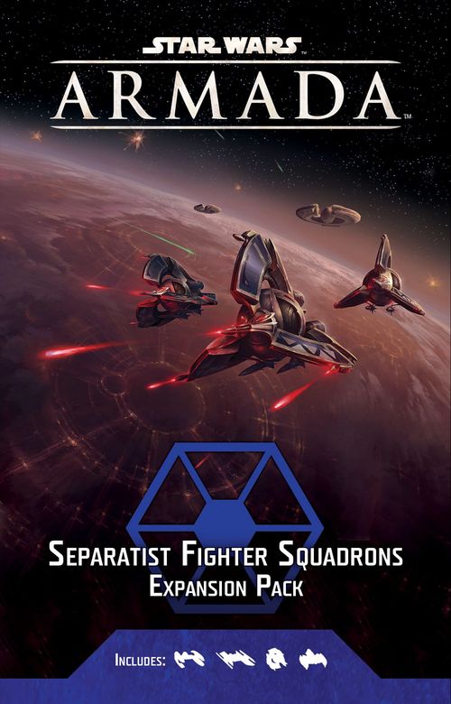 Обложка игры Star Wars: Armada - Separatist Fighter Squadrons Expansion Pack