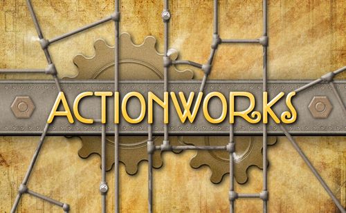 Обложка игры Действие работает