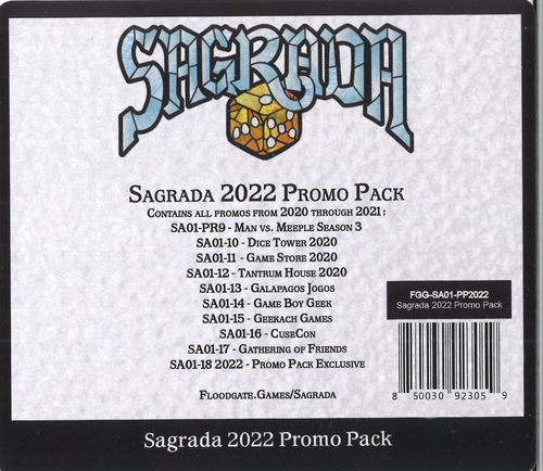 Sagrada: 2022 Promo Pack
