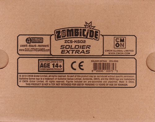 Обложка игры Zombicide: Invader – Soldier Extras