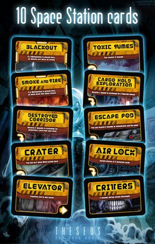Theseus: The Dark Orbit – Space Station Cards