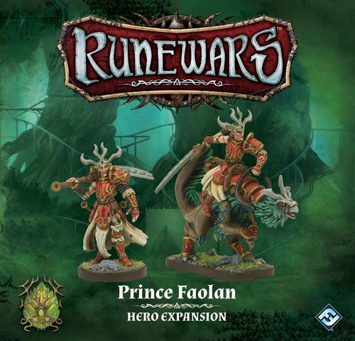 Обложка игры Runewars Miniatures Game: Prince Faolan Hero Expansion