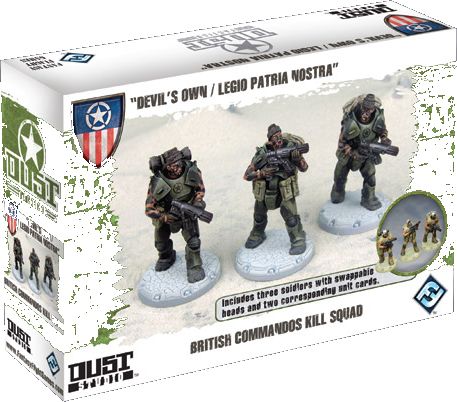 Dust Tactics: British Commandos Kill Squad