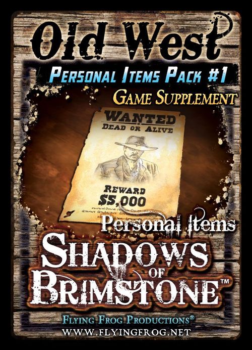 Обложка игры Shadows of Brimstone: Old West Personal Items Pack #1