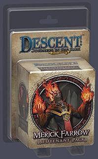 Обложка игры Descent: Journeys in the Dark (Second Edition) – Merick Farrow Lieutenant Pack