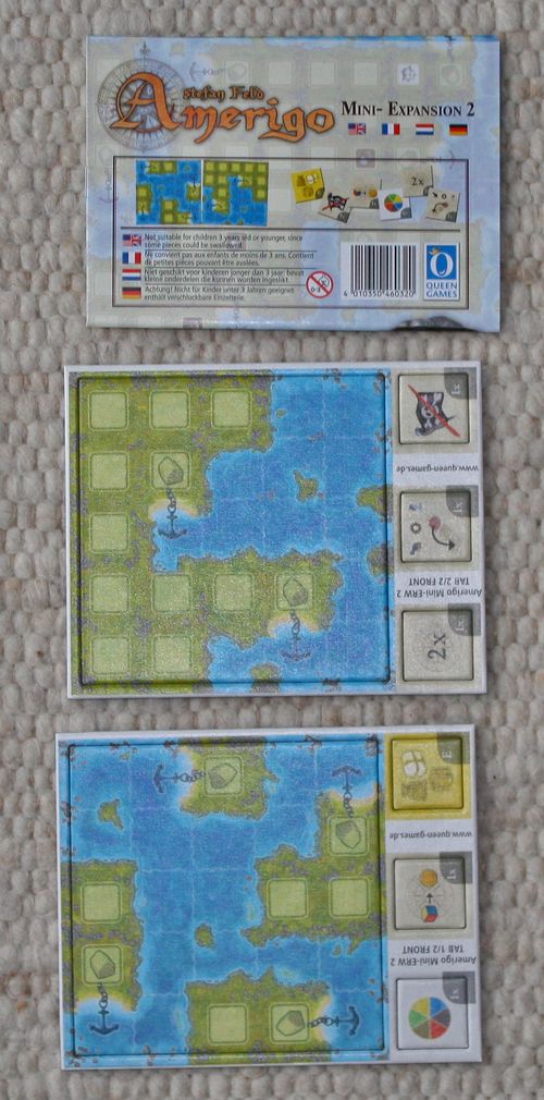 Amerigo Queenie 2: Cove Island, Bay Island & New Progress Tokens (2013)