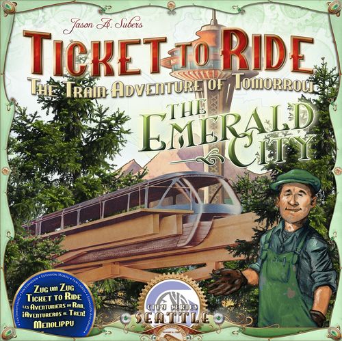 Обложка игры Ticket to Ride: The Emerald City (fan expansion)