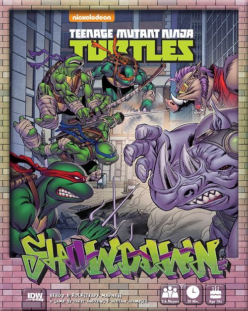 Обложка игры Teenage Mutant Ninja Turtles: Showdown – Bebop & Rocksteady Madness